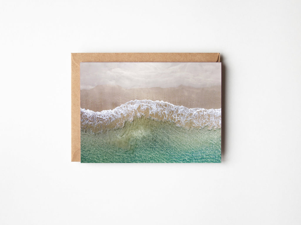 Sweeping Wave & Teal Cascade Set of 6 Greetings Cards