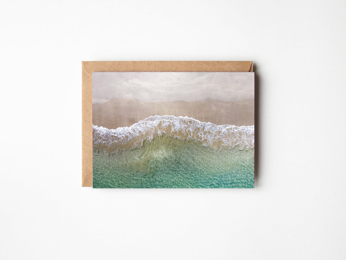 Sweeping Wave & Teal Cascade Set of 6 Greetings Cards