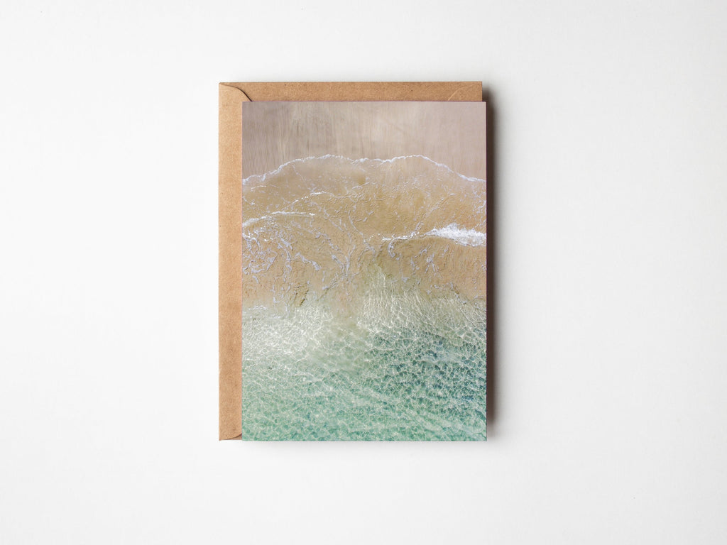 Sweeping Wave & Teal Cascade Set of 6 Greetings Cards