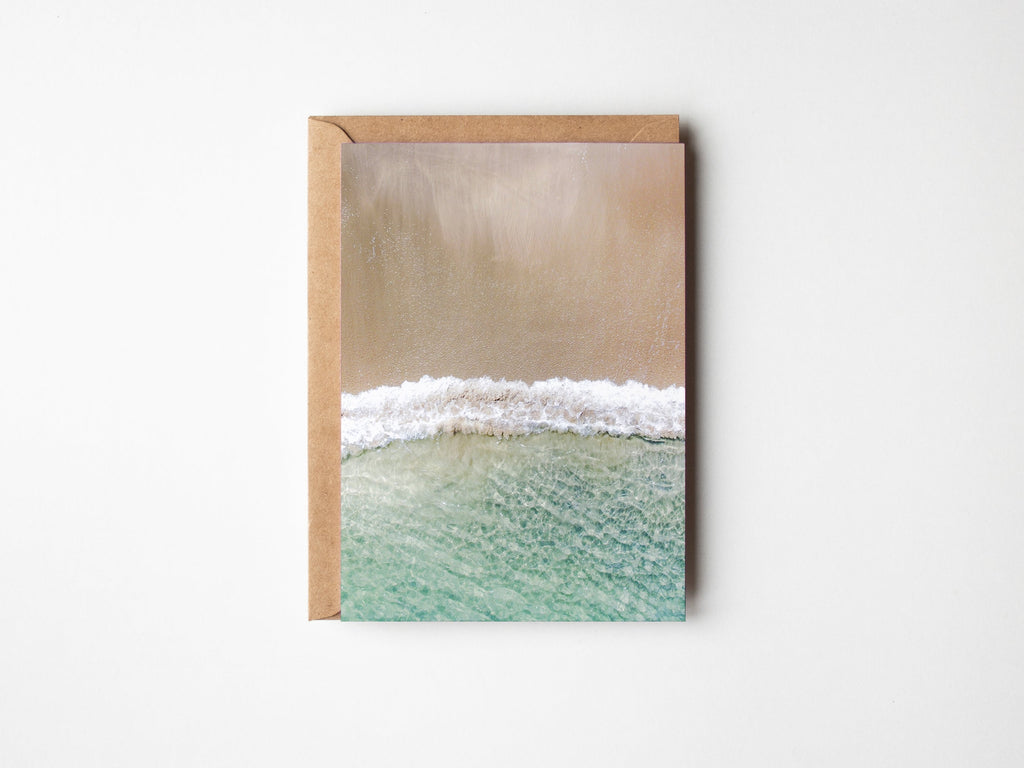 Sweeping Wave & Teal Cascade Set of 6 Greetings Cards