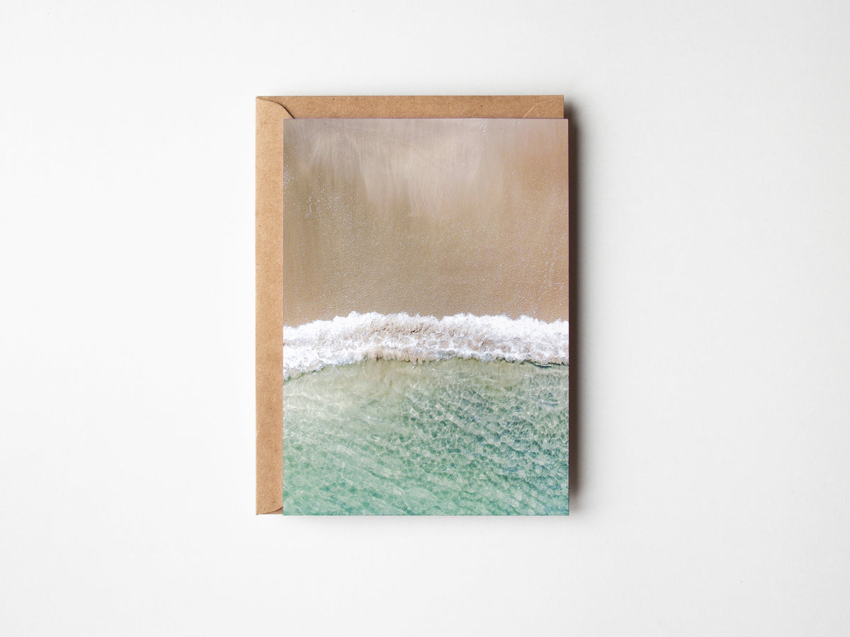 Sweeping Wave & Teal Cascade Set of 6 Greetings Cards